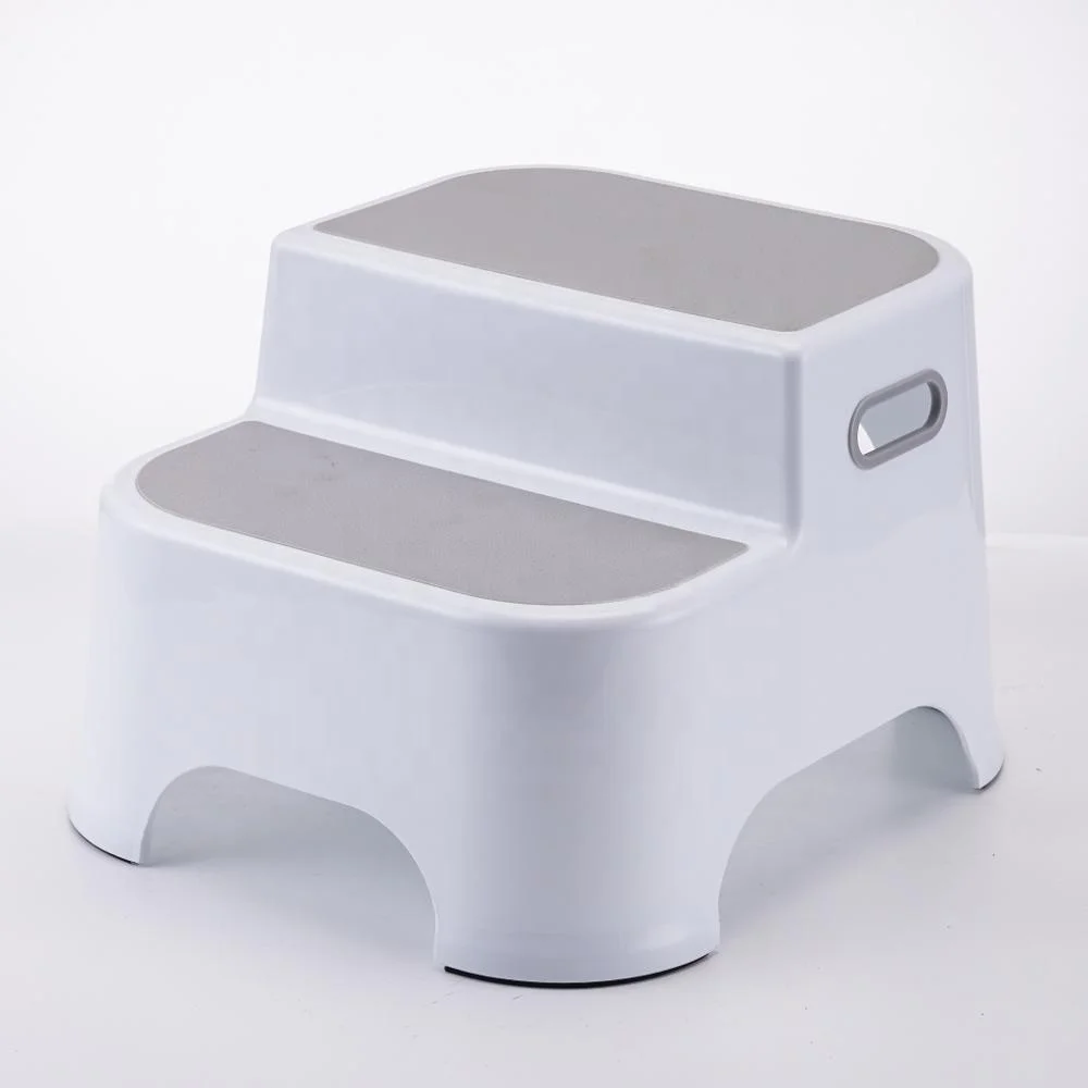Двухступенчатый стул для выращивания детей с противоскользящей поверхностью ванной и кухни