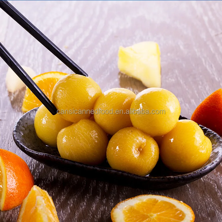 Bulk Sweet Preserved Fruit Plum Canned in Light Syrup