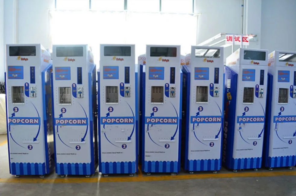 Профессиональный торговый автомат для попкорна из