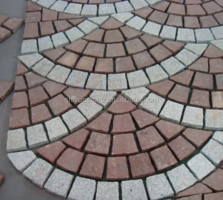 
Mixedcolor Mesh Cobblestone Pavers 