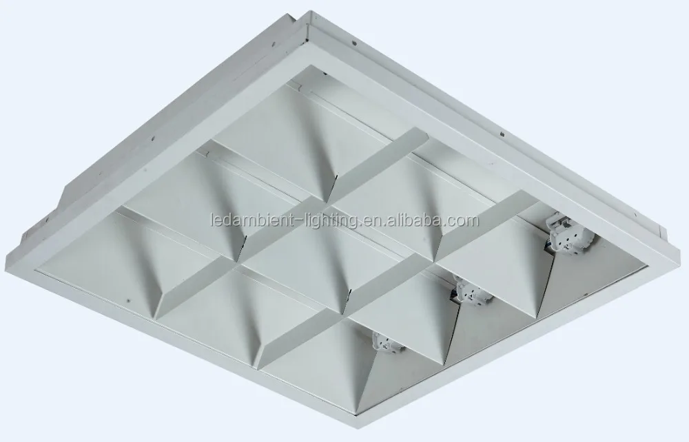 fluorescent office ceiling light fixture 2x16w office light tube hospital hall