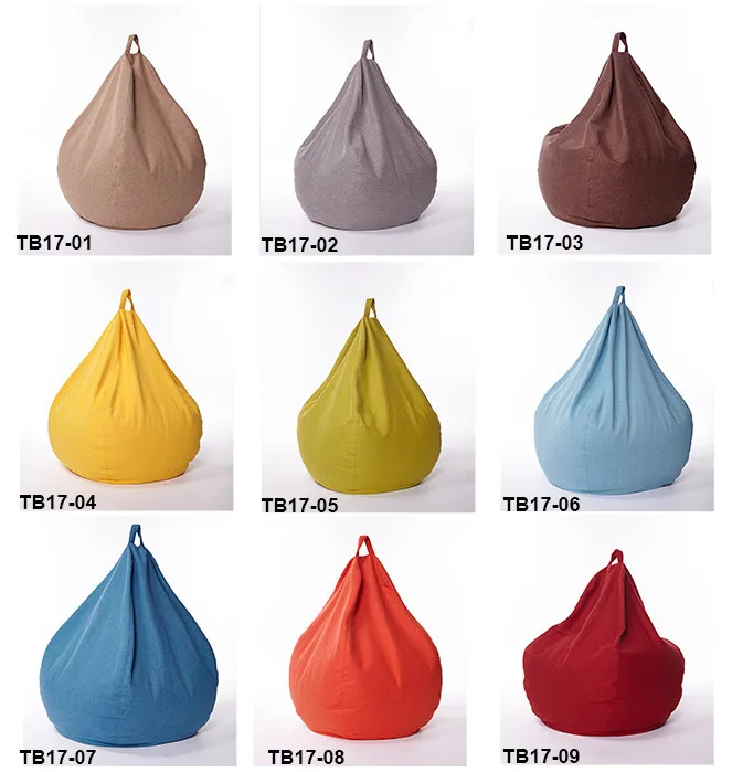Factory directly Bean bag Polystyrene Balls Filling Bean Bags Waterproof Outdoor And Indoor Teardrop Beanbags