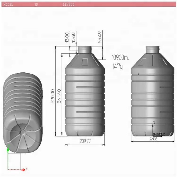 China factory 5L Water bottle blowing machine Semi-Automatic 10L Cooking Oil Bottle Pet Blowing Machine