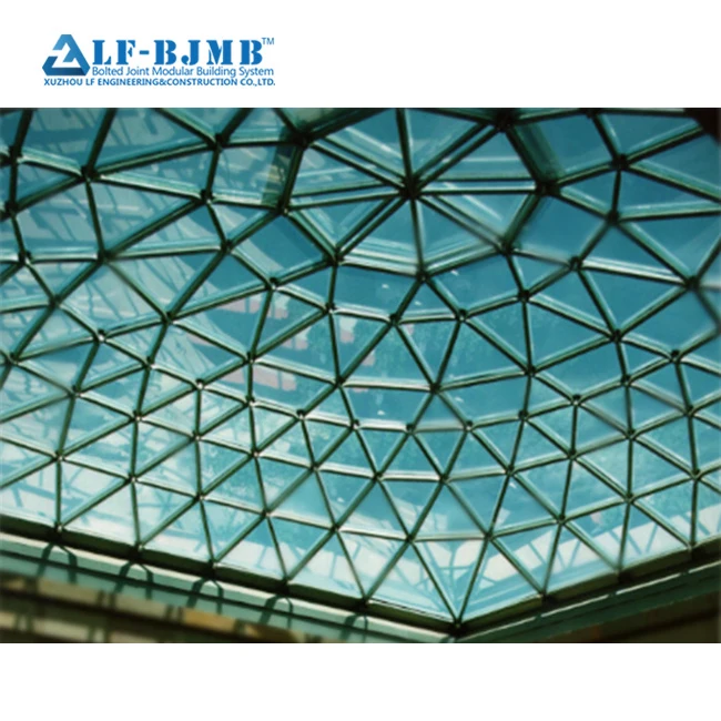 light weight skylight glass dome roof for Church