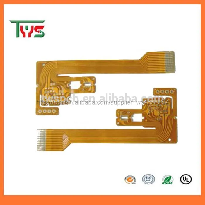 Желтый fpc жк-дисплей fpc с золото голдфингер