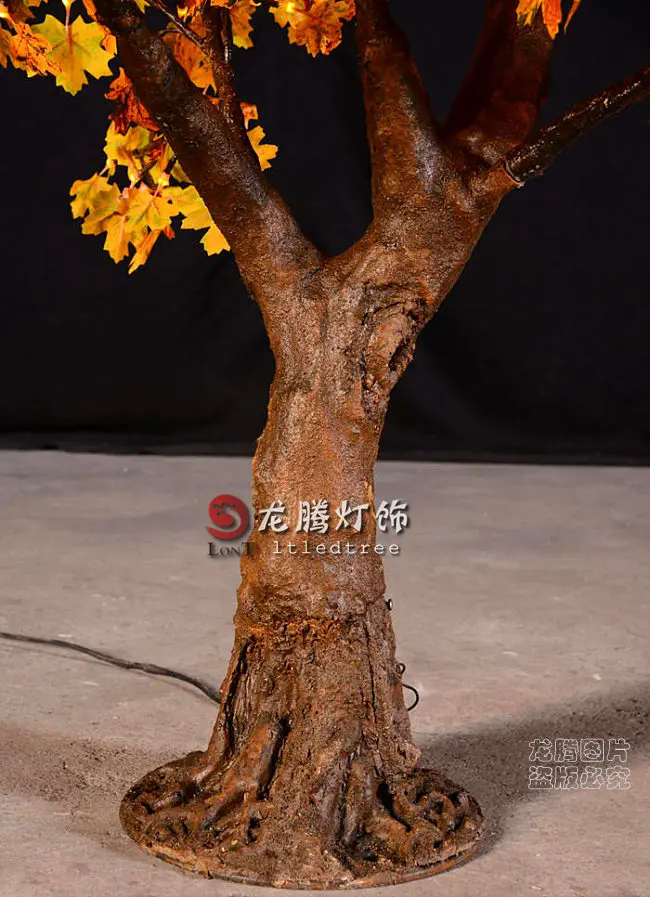 Free shipping 1.5m Indoor outdoor decoration Led maple tree light