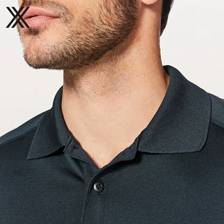 Quick Dry Breathable Mesh Design Men Polo T Shirt