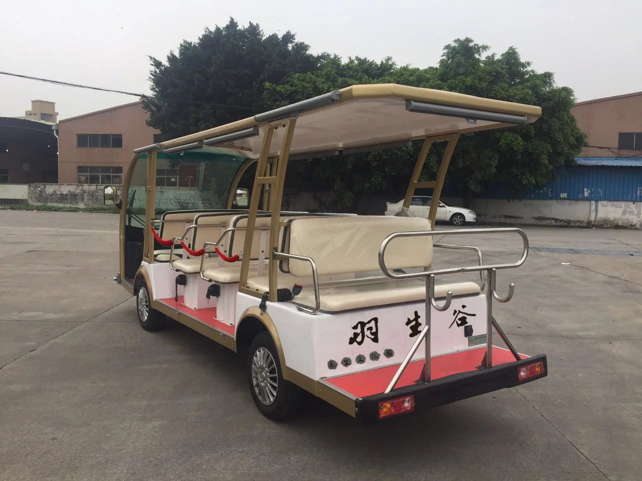 14 seats electric car for campus and tourist