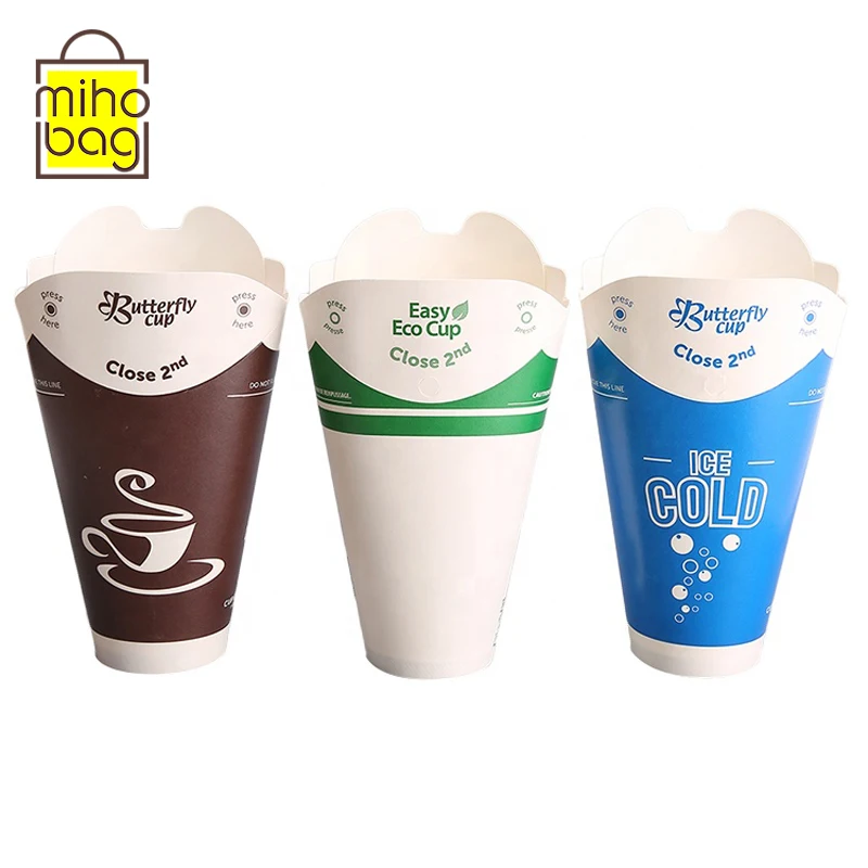 Paper French Fries Cup Shape Fold French Fires or Scoop paper cups