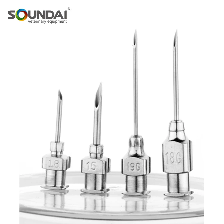 Многоразовые медные прямоугольные иглы 11 мм Luer