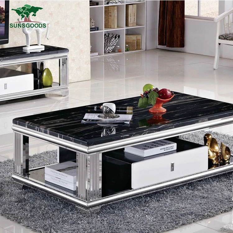
Top Quality Living Room Chrome Coffee Table Legs,Black Coffee Table 