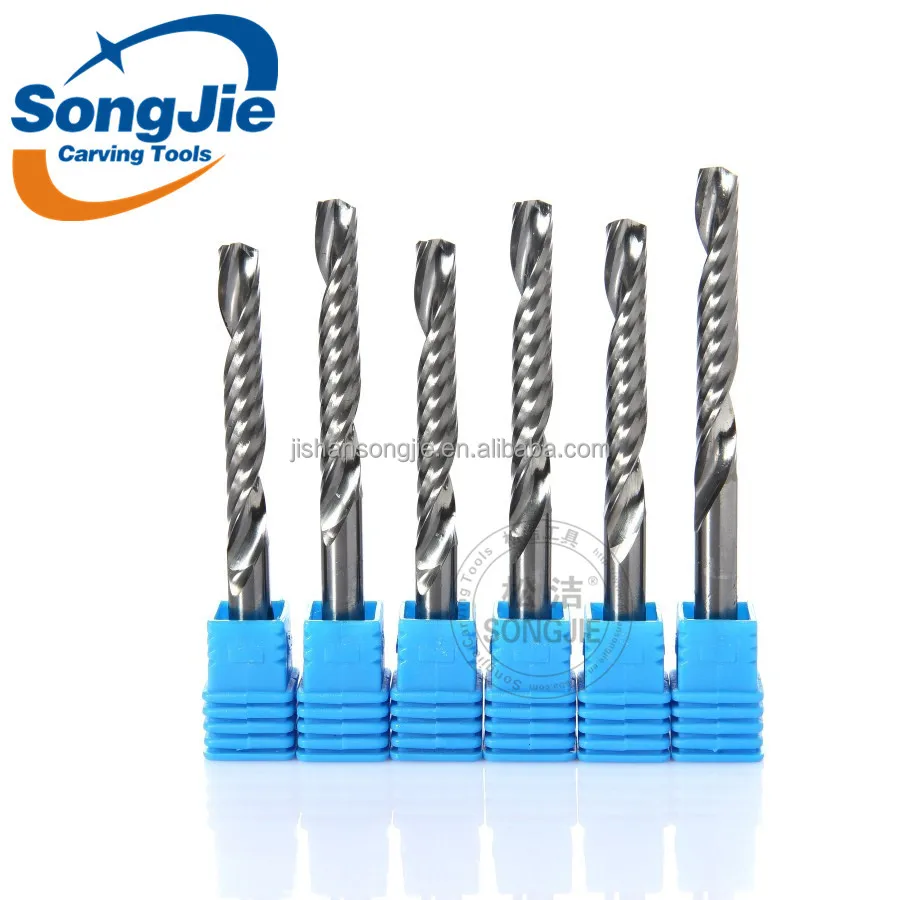 1 Flute End Mill /Solid Carbide End Mill One Flute / Carbide Single Flute End Mill for wood