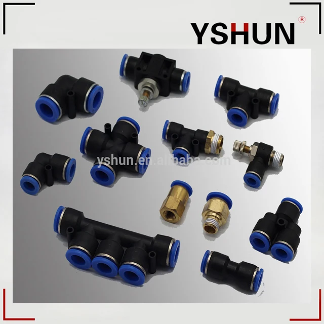 PL10MM male Elbow one touch brass Pneumatic Fittings tube pipe hose fittings