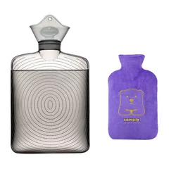 Прямая продажа с завода, изготовленные на заказ бутылки для горячей воды, удобная горловина, Классическая сумка, вязаный чехол по цене