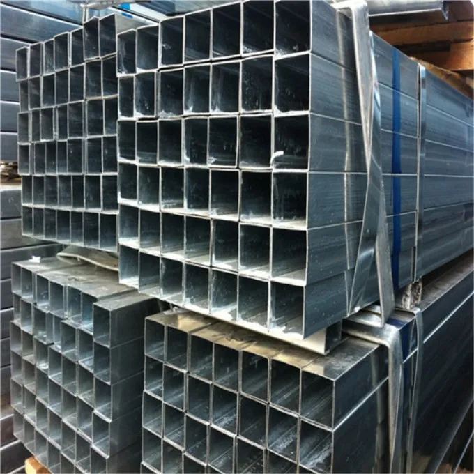 
Hot Rolled Weld Cross Section Square Galvanized Steel Pipe For Green House 