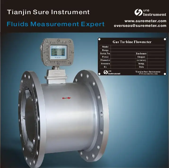
LPG liquified petroleum gas turbine flow meter 