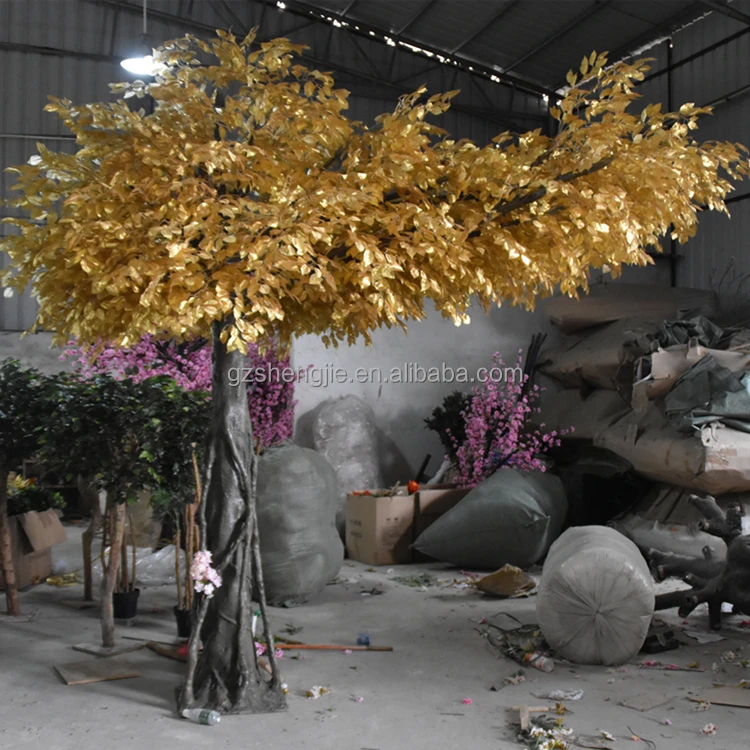 Fake Indoor Artificial Ficus Tree Arch Ornamental Banyan Tree for Christmas Ficus Arch Tree