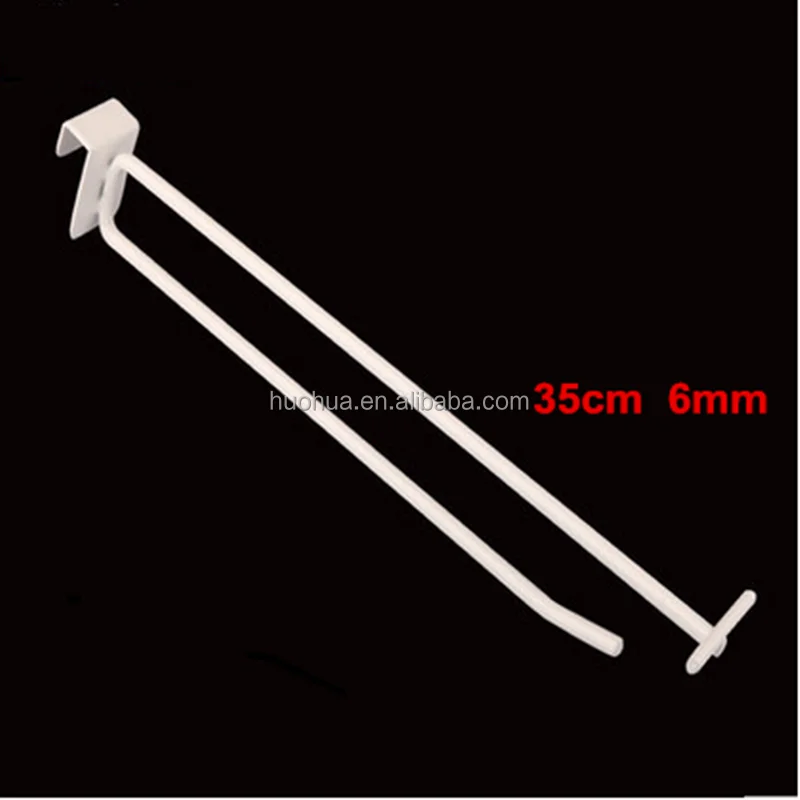 Huohua wholesale high quality white install on square tube euro plastic hook