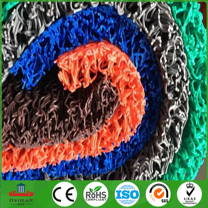 15mm Heavy Duty High Quality Anti-slip PVC Coil Mat, Rubber Carpet