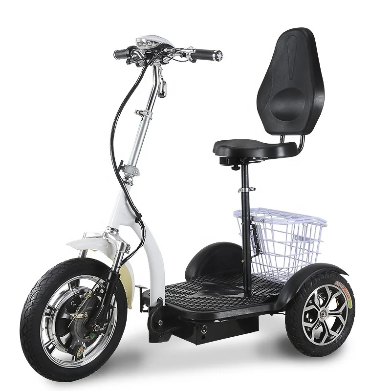 48V 500W Hot Sale 3 three wheel electric scooter for adult tricycle