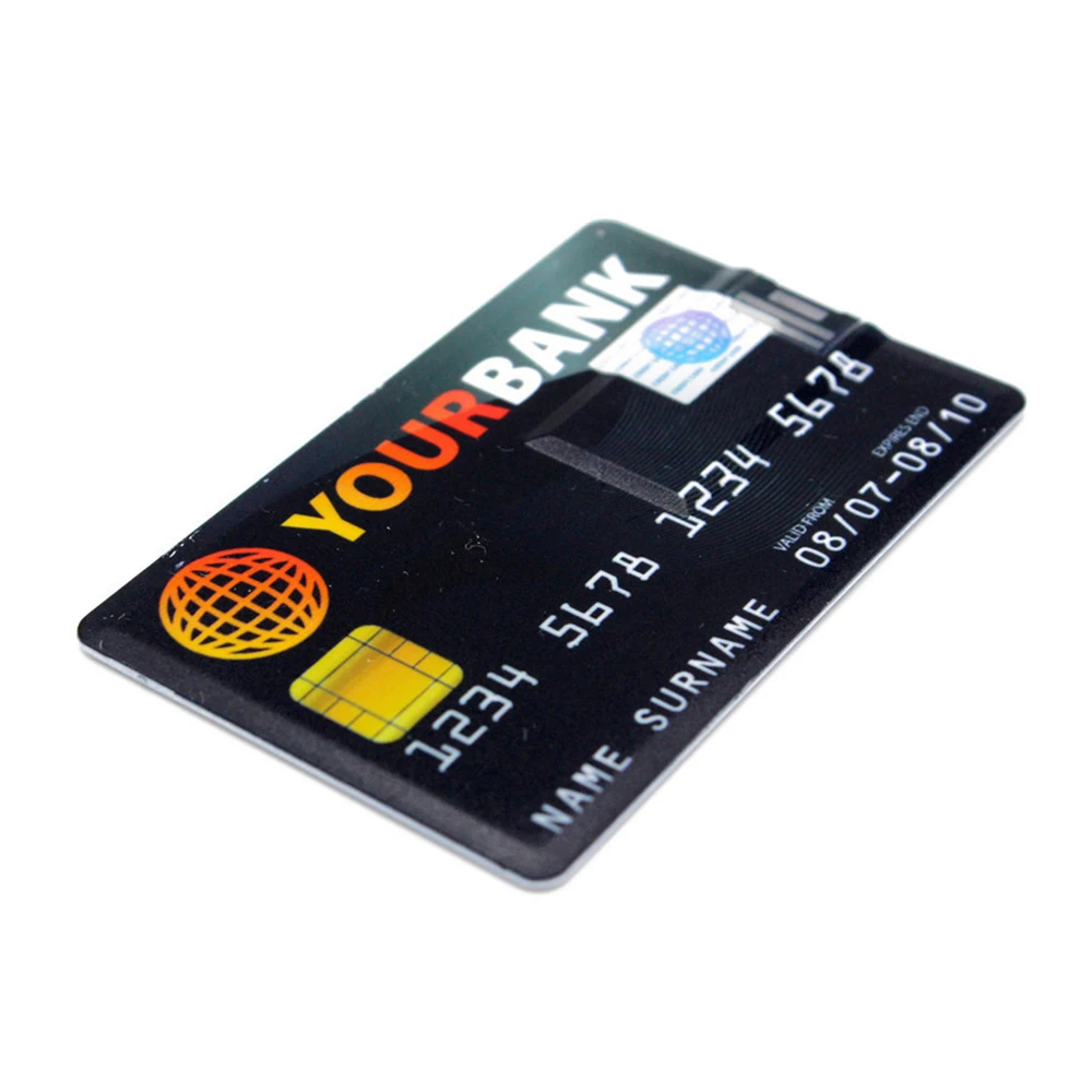 waterproof Super Slim USB 2.0 3.0 Credit Card USB Flash Drive pen drive 4GB 8GB 16GB 32GB 64GB Memory Stick