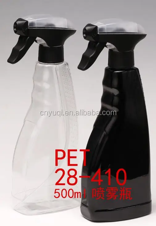 500ml PET Plastic Spray Bottle, liquid detergent bottle packaging