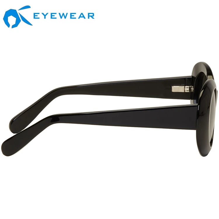 Oval custom cat eye sungshades sunglasses tortoise Korea eyewear cheap optical frame women shades sunglasses