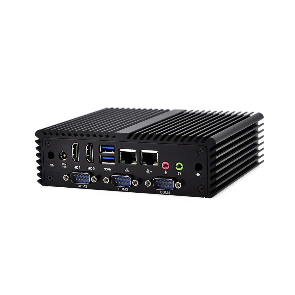  Qotom Q450P-S08 Мини компьютер PC аппаратное обеспечение Core i5-4200U процессор с 2 Порт Gigabit NIC поддержка AES-NI (4G RAM + 32G