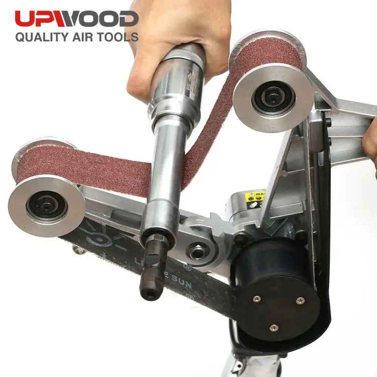 UPWOOD UW-7600 Quality 40*760mm Tube Belt Sander for Stainless Steel Pipe with Sanding Belts
