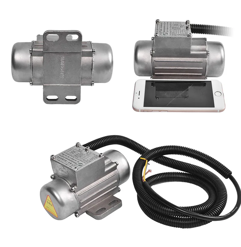 Вибрационный двигатель, маленький прочный горизонтальный Вибрационный двигатель, 30 50 Вт, 110 В переменного тока, 220 В, нержавеющая сталь, 3000 об/мин, 50 Гц, питатель