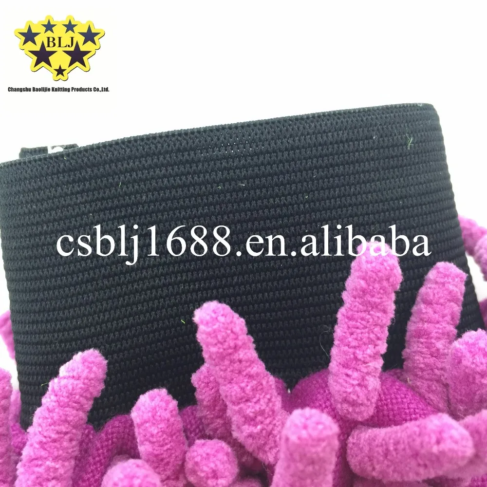Hot sale Car cleaning gloves chenille car washing hand tools
