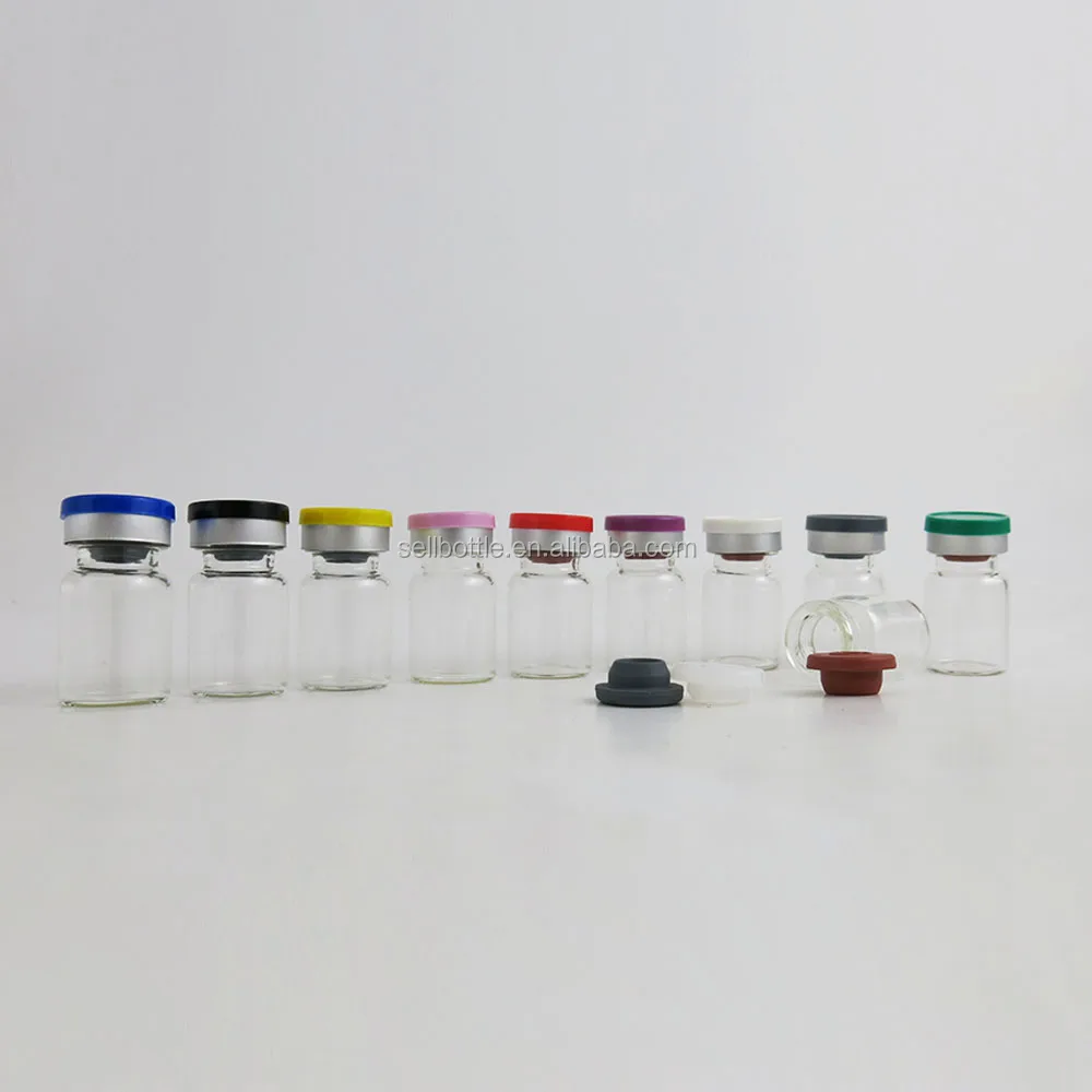 Small Pharmaceutical 6ML Clear Glass Vials injection Medicine Glass Bottle