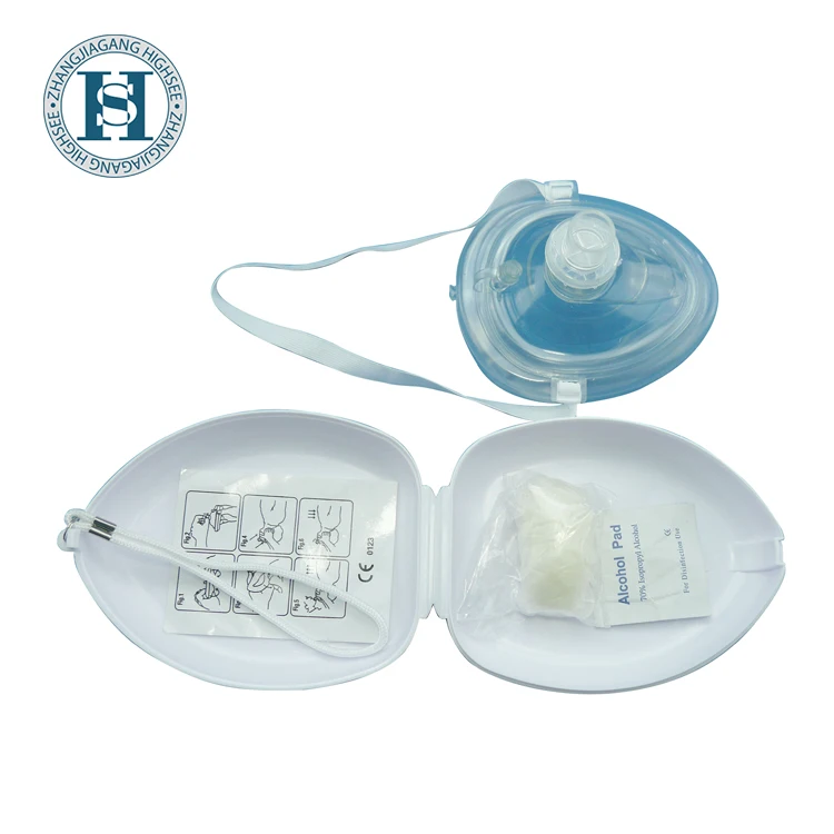 
cpr one-way valve face shield 