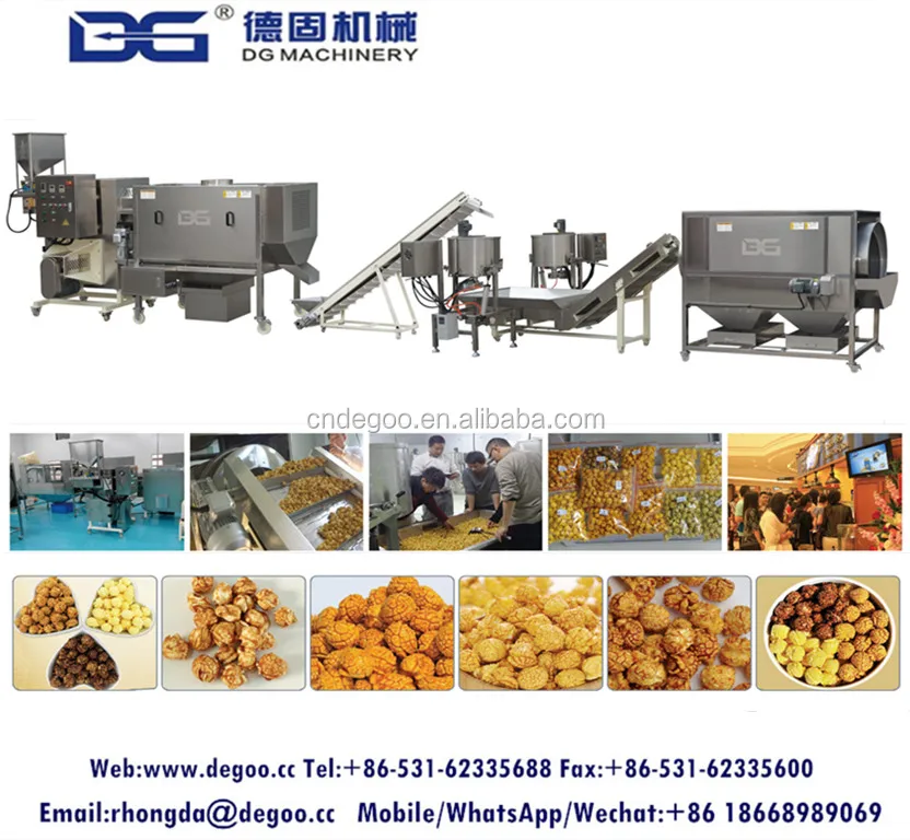 
High quality popcorn snacks machine pops machines 