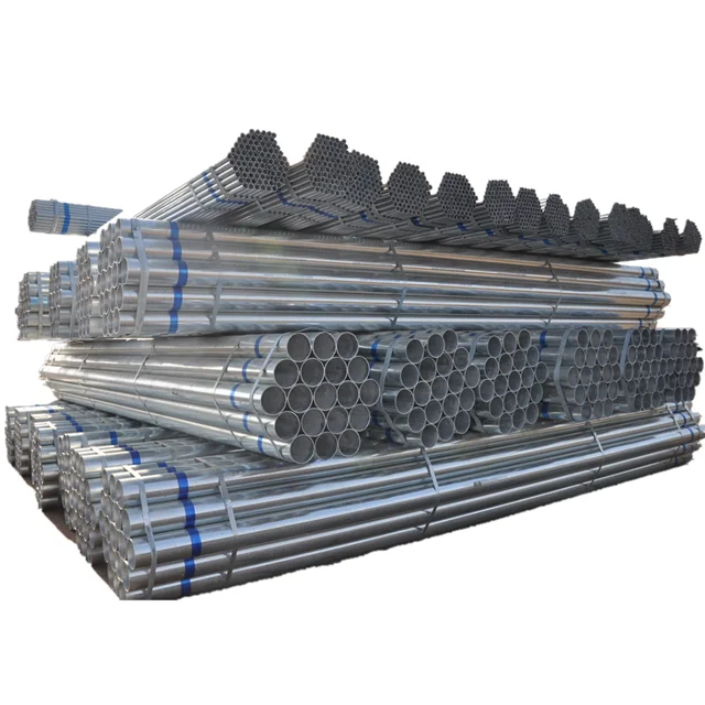 iron galvanized steel round pipe 1 inch price