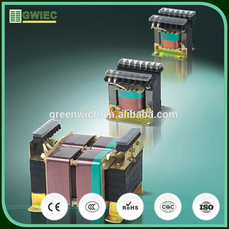 GWIEC China Export Single Phase JBK3 220V Ac Transformer Step Down Transformer