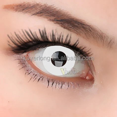 Хэллоуин Косплей Контактные линзы белые очки CL003 Zombieout