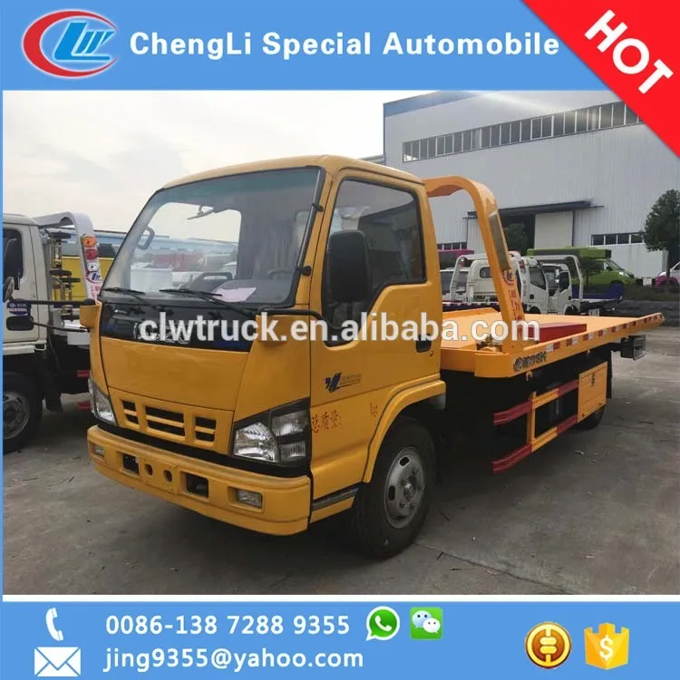 
New style flatbed tow truck dimensions wrecker tow truck in Laos 
