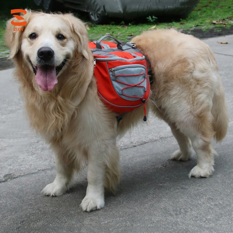 
Fashion Pet Dog Outdoor Travel Saddle Pack Saddlebag Backpack for Dogs 