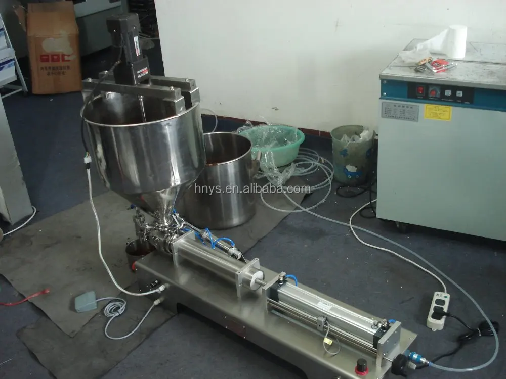 
small business honey/chili sauce /tomato sauce volumetric paste filling machine 