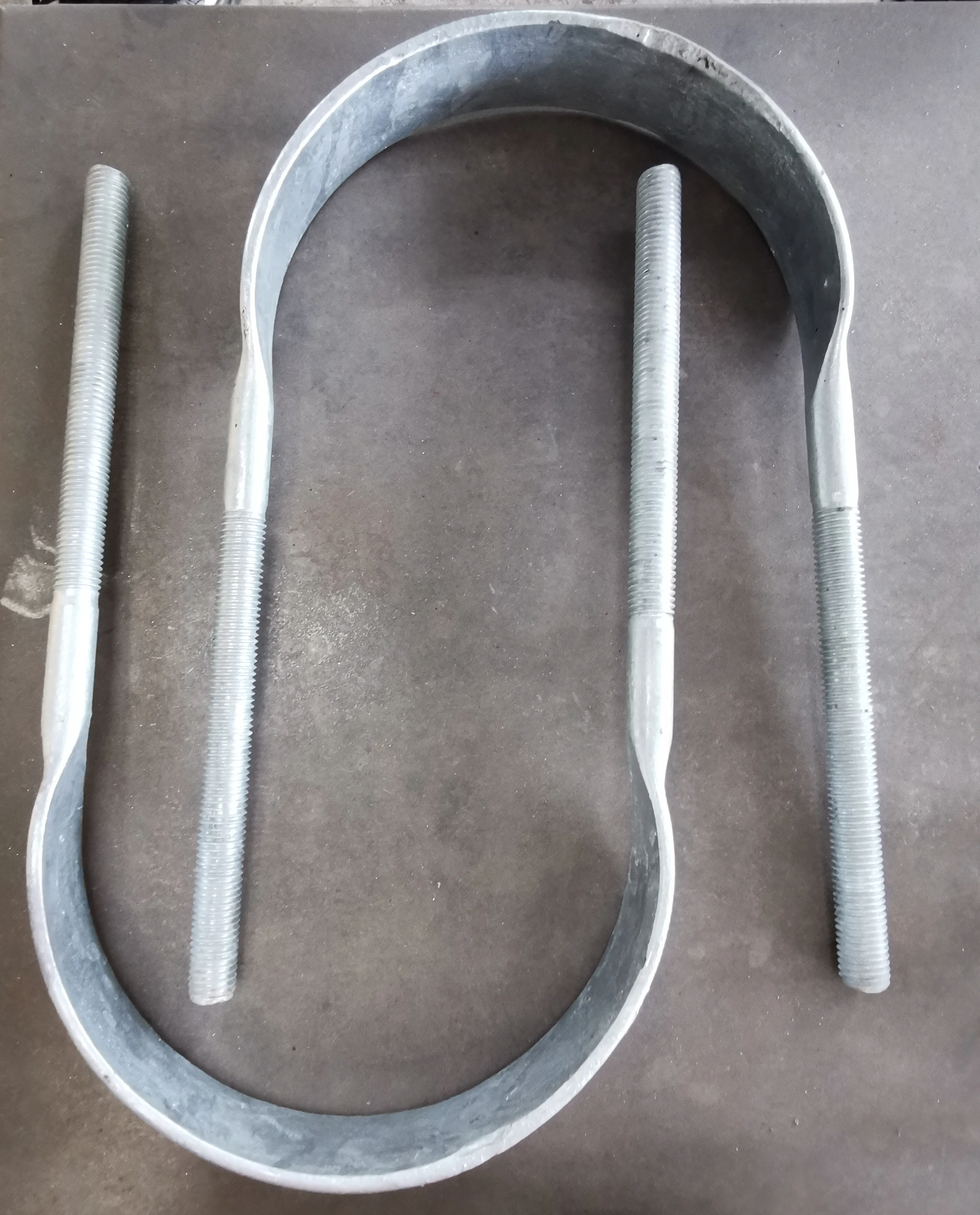 Power line fittings electrical metal conduit light pole fastening clamp