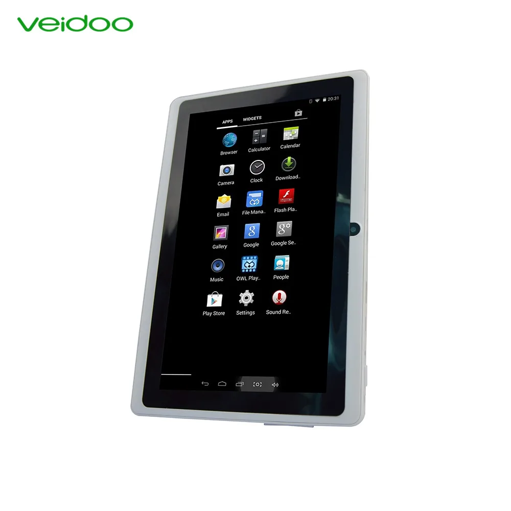 Veidoo 7 inch Q88 tablet support BT/wifi/Record Customized OEM tablet PC