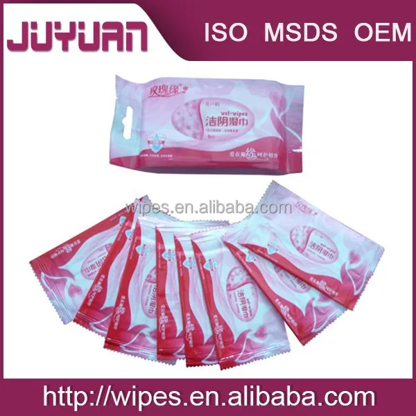 Оптовая продажа, женские влагалищные салфетки, частная торговая марка, женский продукт для уборки влагалища