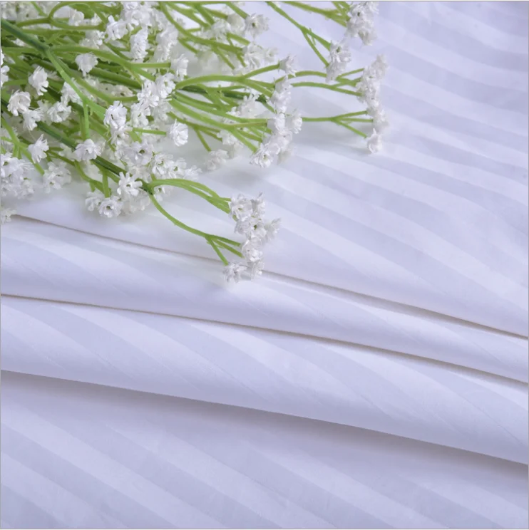 
60s pure cotton high thread count woven hospital hotel bed sheet fabric 