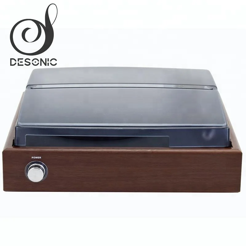 Automatic belt drive stereo turntable lp player audio gramophone