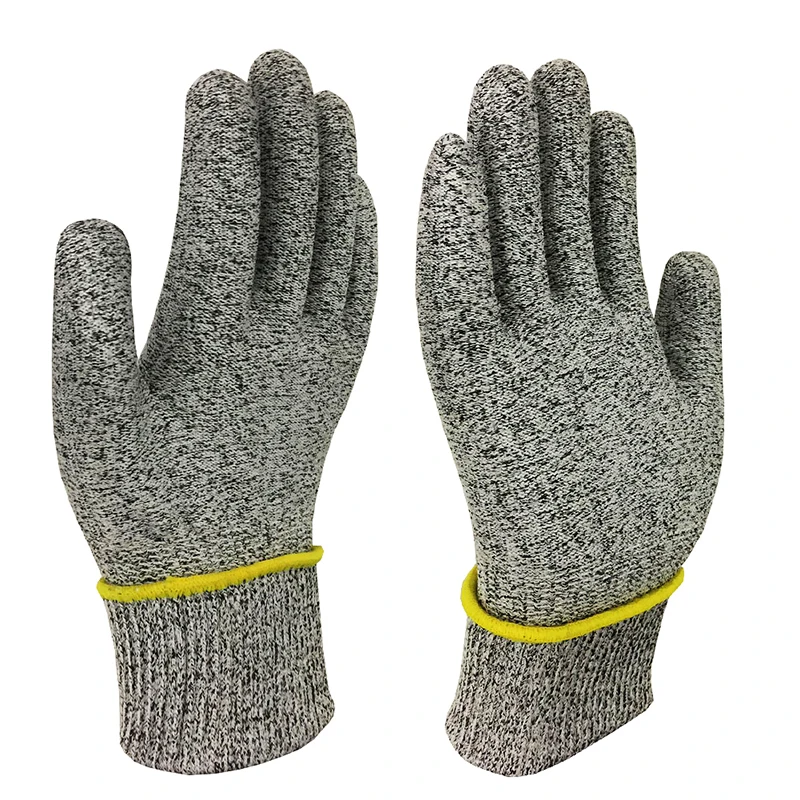 EN388 HPPE Gloves Cut Resistant Meat Cutting Gloves with Long Cuff