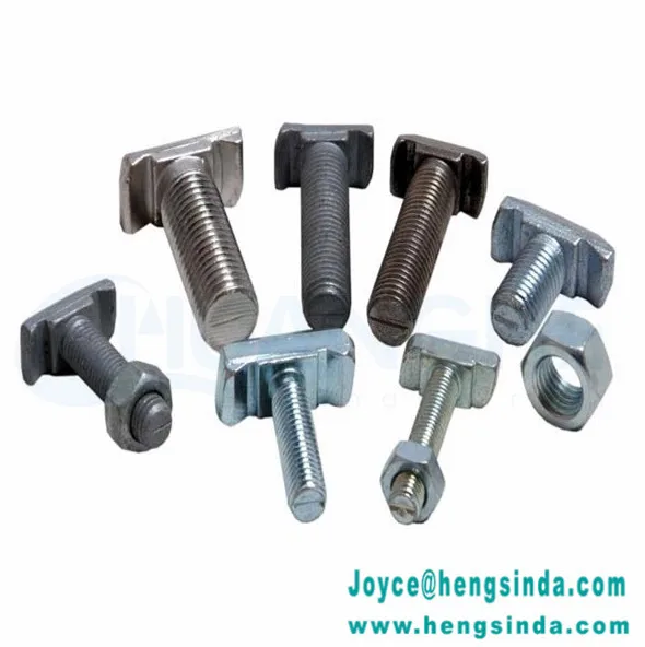 low price factory make t head bolt,stainless steel t bolt clamp,standard size t bolt fastenal