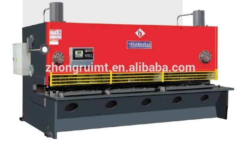 Qc11y blade gap handwheel adjust hydraulic metal shear guillotine for 4m plate cutting