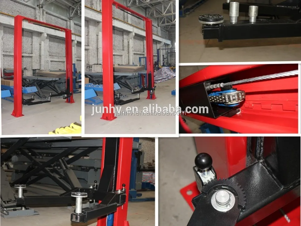 Launch Factory hydraulic car jack lift used 2 post car lift for car washing lift