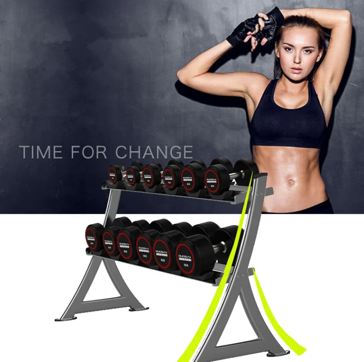 Оптовая продажа, чугунные черные круглые резиновые гантели 10 кг/20 кг